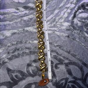 #874-Vintage Elegant Gold Bracelet